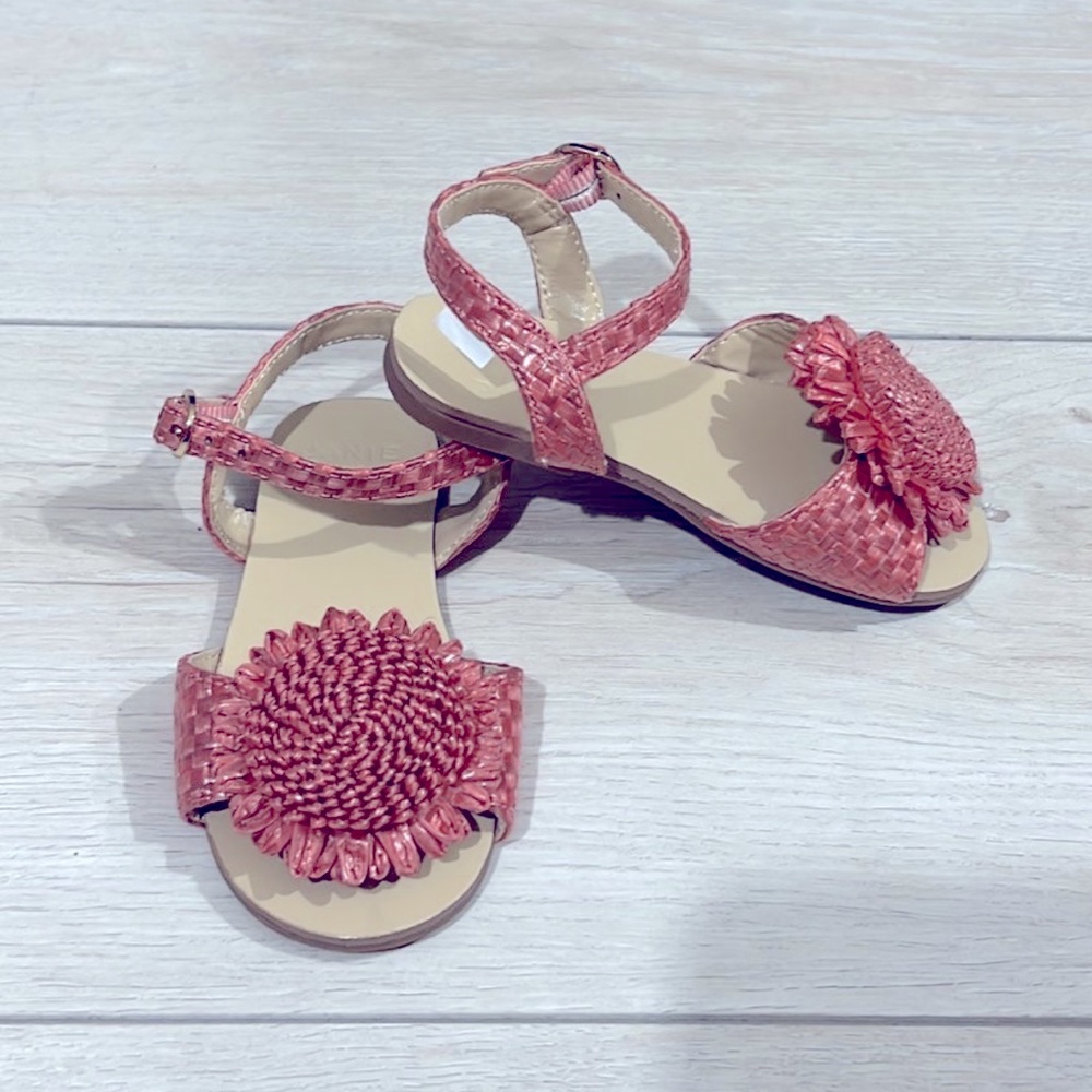 Janie And Jack girl Straw Sandals